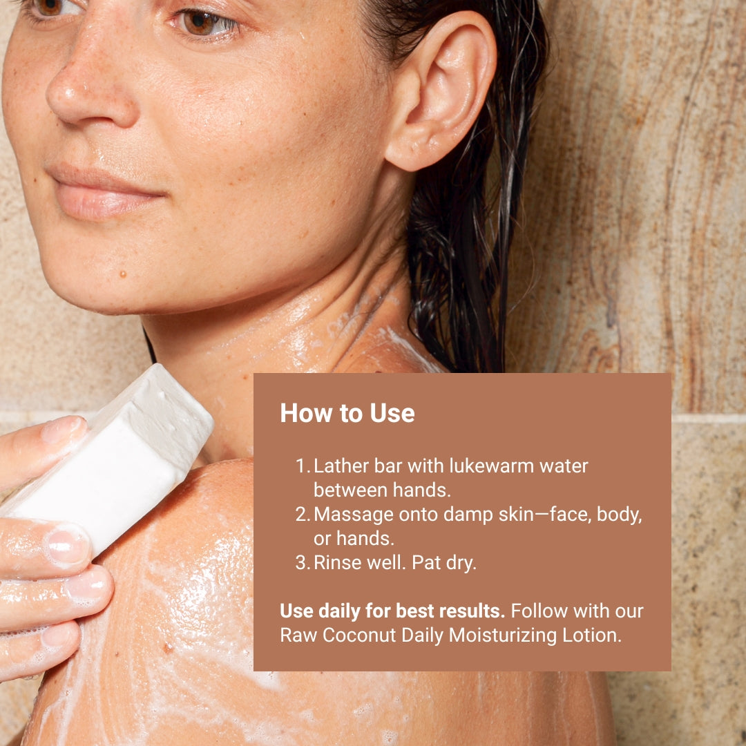 Raw Coconut Gentle Cleansing Bar