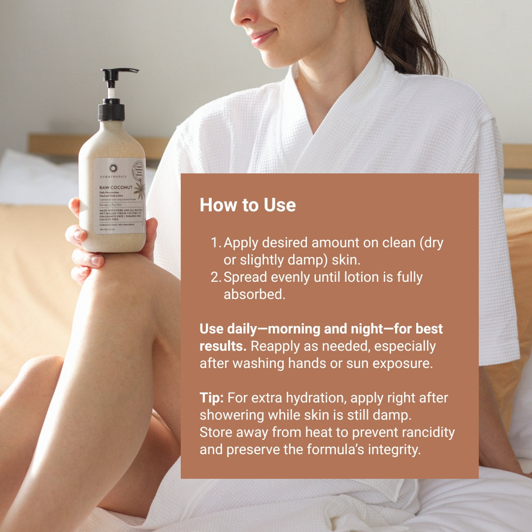 Raw Coconut Daily Moisturizing Hand and Body Lotion