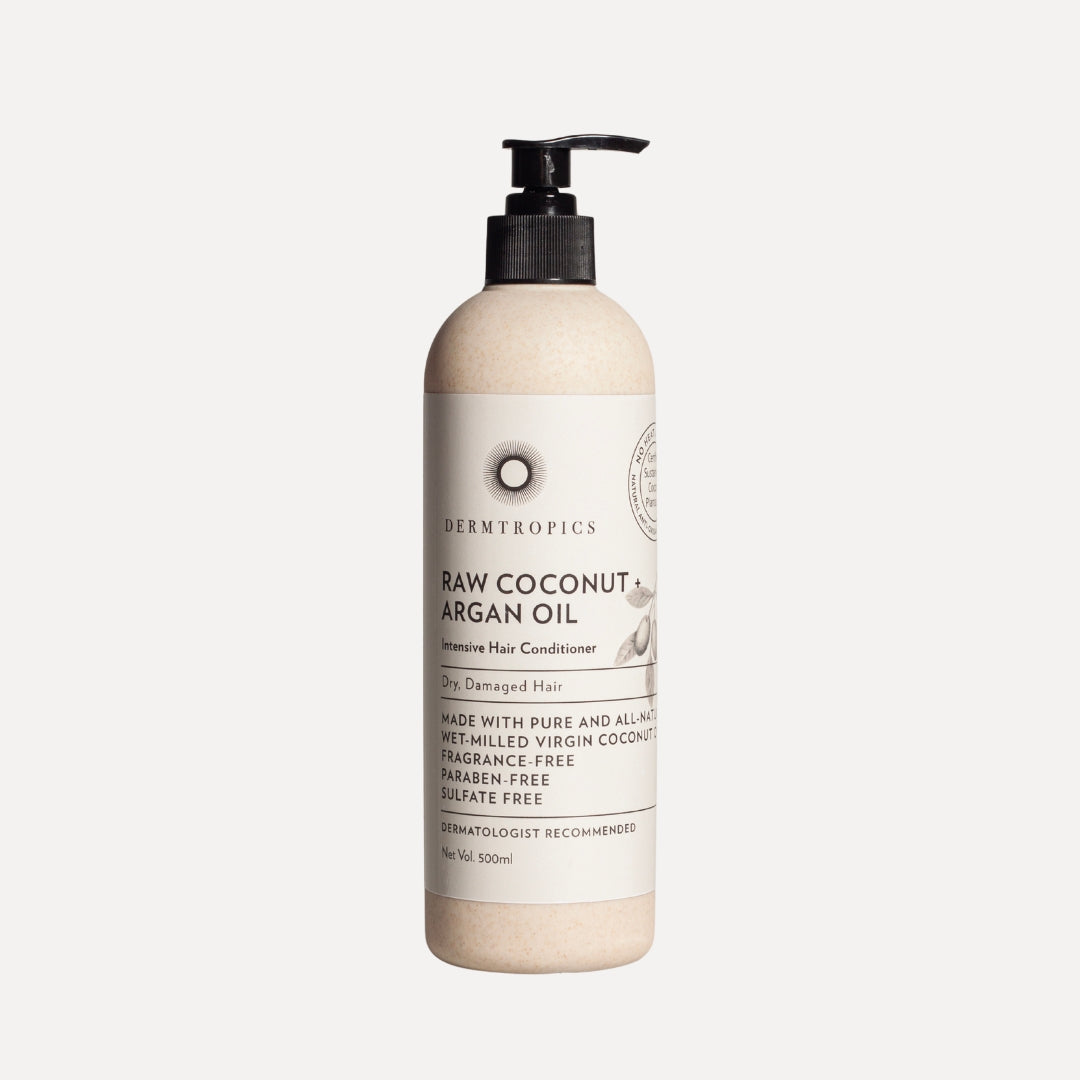 Dermtropics Raw Coconut + Argan Oil Intensive Hair Conditioner
