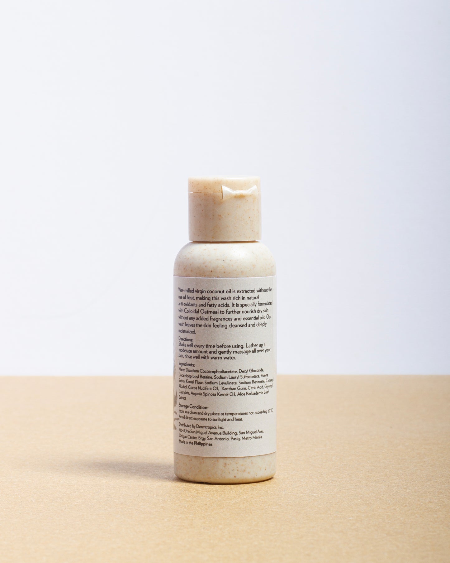 NEW Travel Size - Raw Coconut + Colloidal Oatmeal Hand and Body Wash