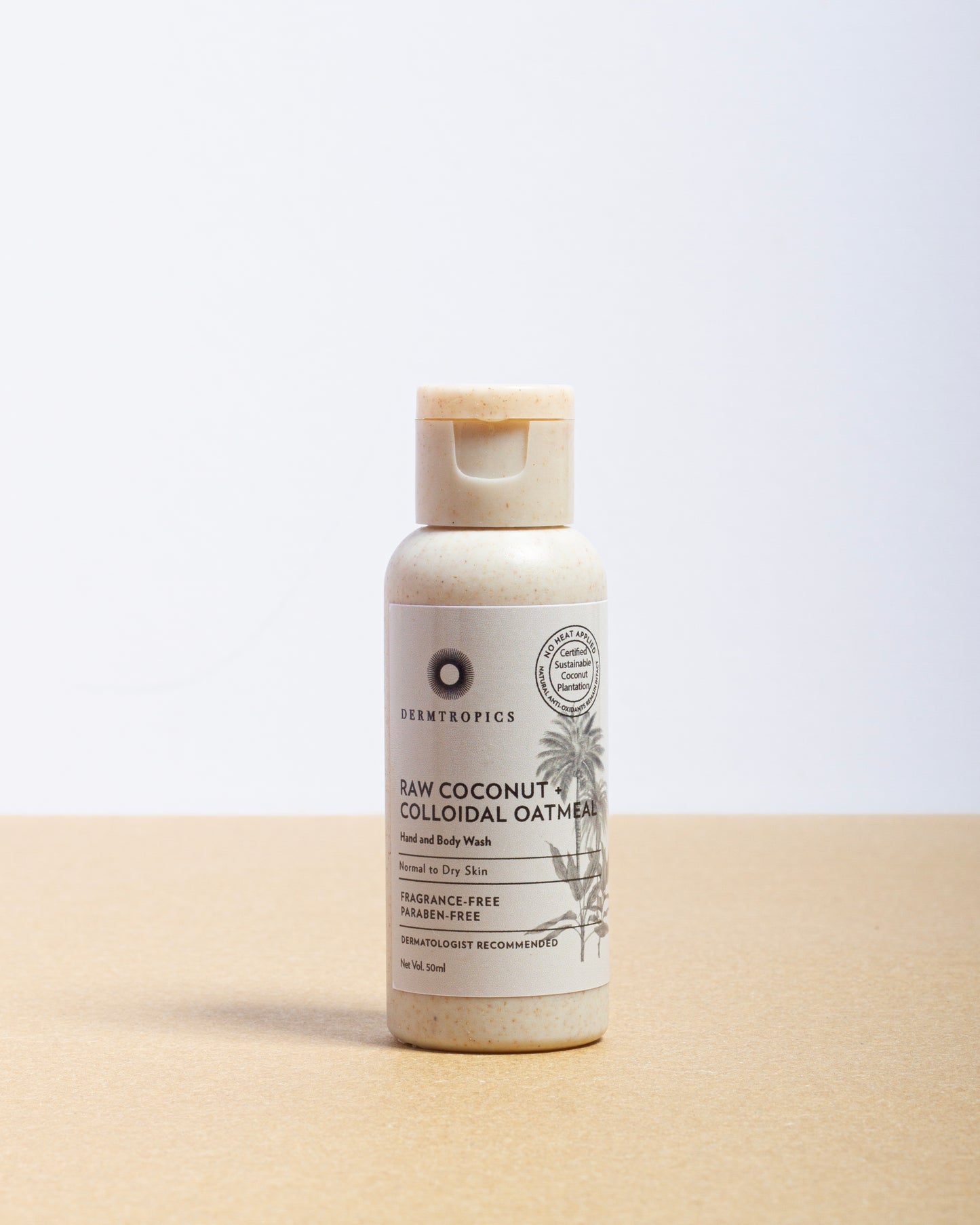 NEW Travel Size - Raw Coconut + Colloidal Oatmeal Hand and Body Wash