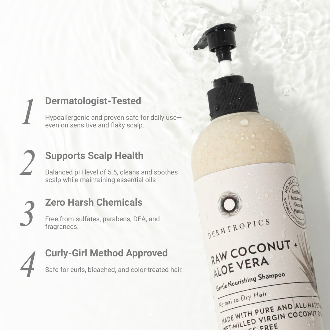 Raw COCONUT + Aloe Vera Nourishing Shampoo