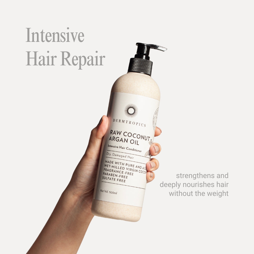 Raw Coconut + Argan Oil Intensive Hair Conditioner