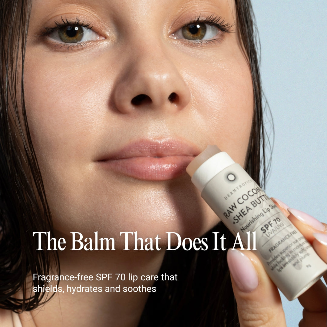 Dermtropics Raw Coconut + Shea Butter Nourishing Lip Shield