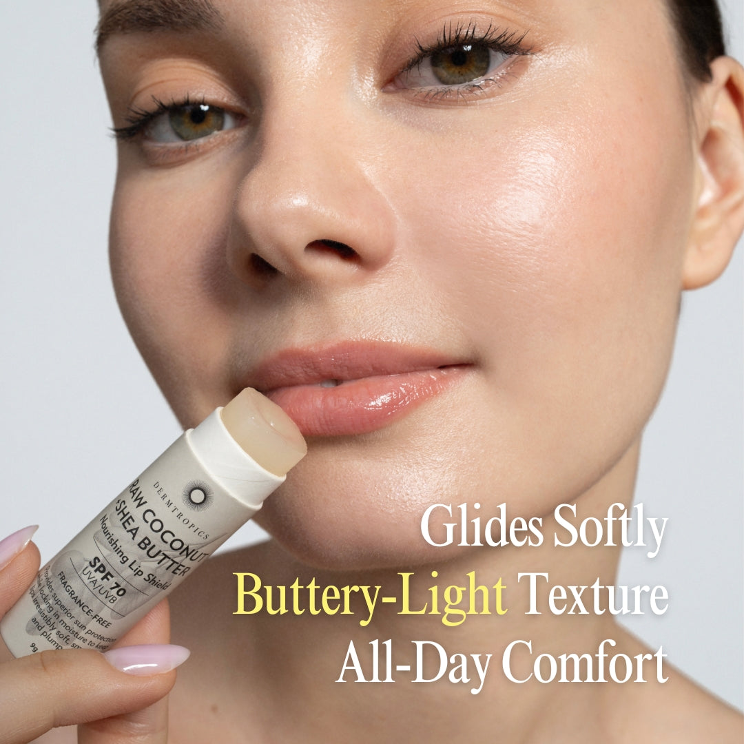Dermtropics Raw Coconut + Shea Butter Nourishing Lip Shield