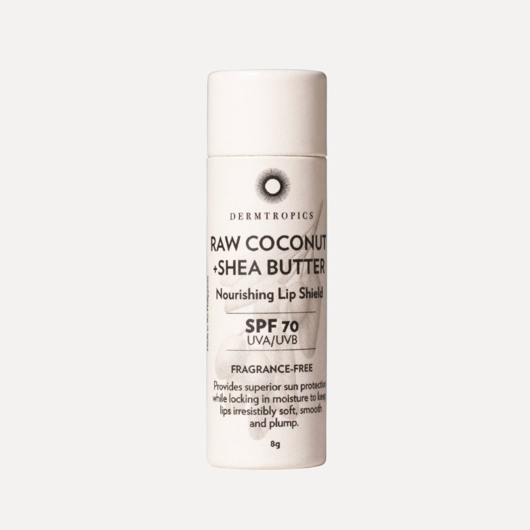 Dermtropics Raw Coconut + Shea Butter Nourishing Lip Shield