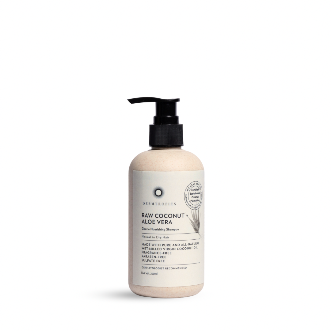 Dermtropics Raw Coconut + Aloe Vera Nourishing Shampoo