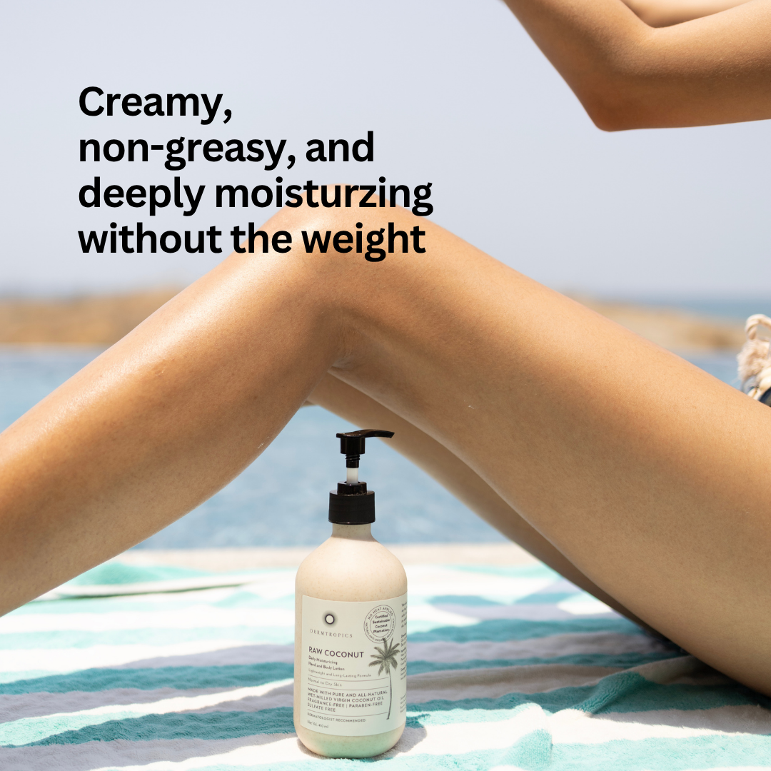 Dermtropics Raw Coconut Daily Moisturizing Hand and Body Lotion