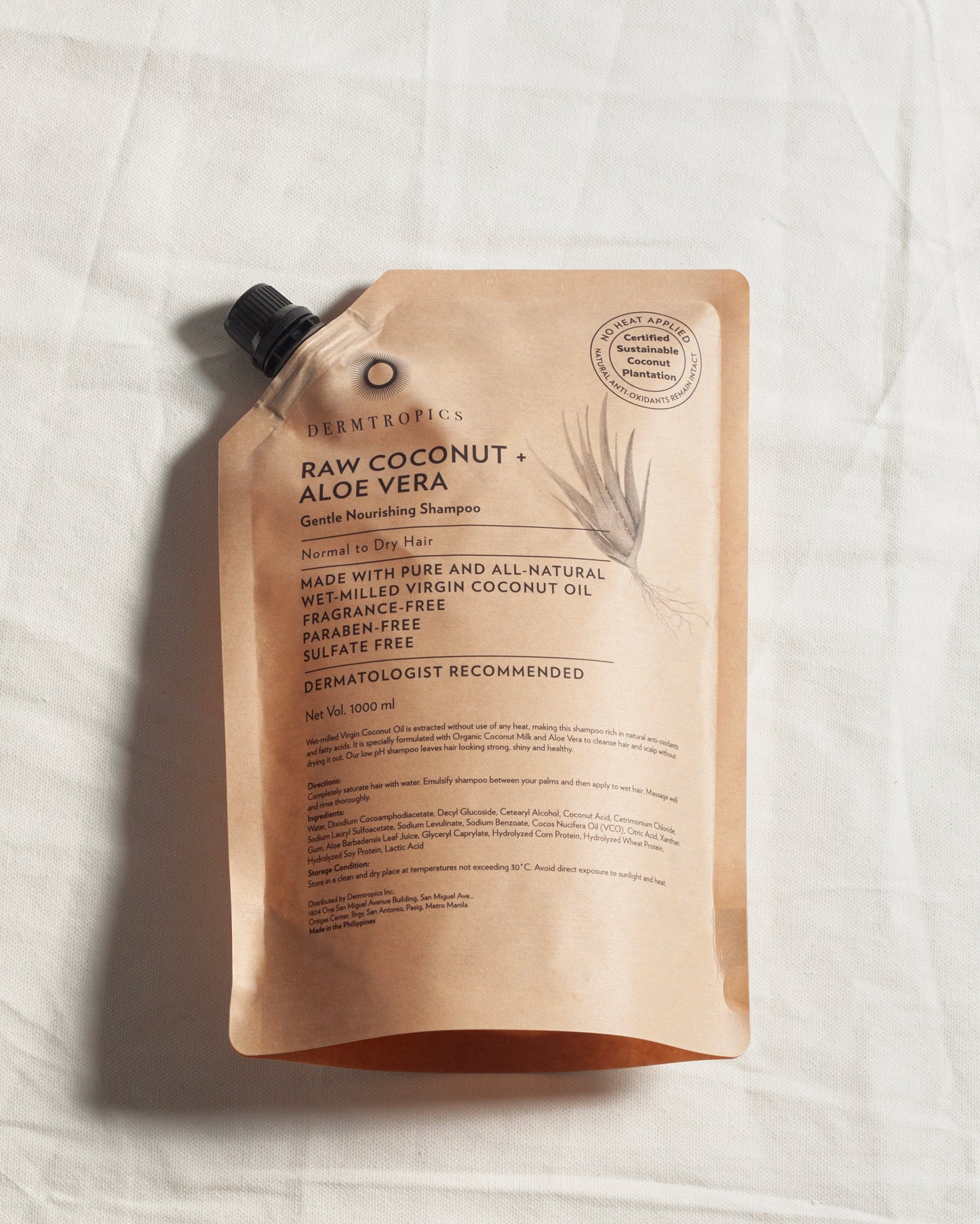 Raw COCONUT + Aloe Vera Nourishing Shampoo