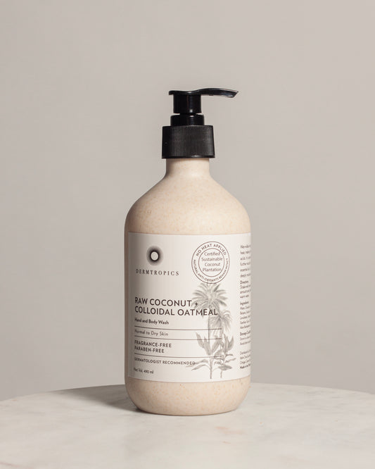 NEW - Raw Coconut + Colloidal Oatmeal Hand and Body Wash