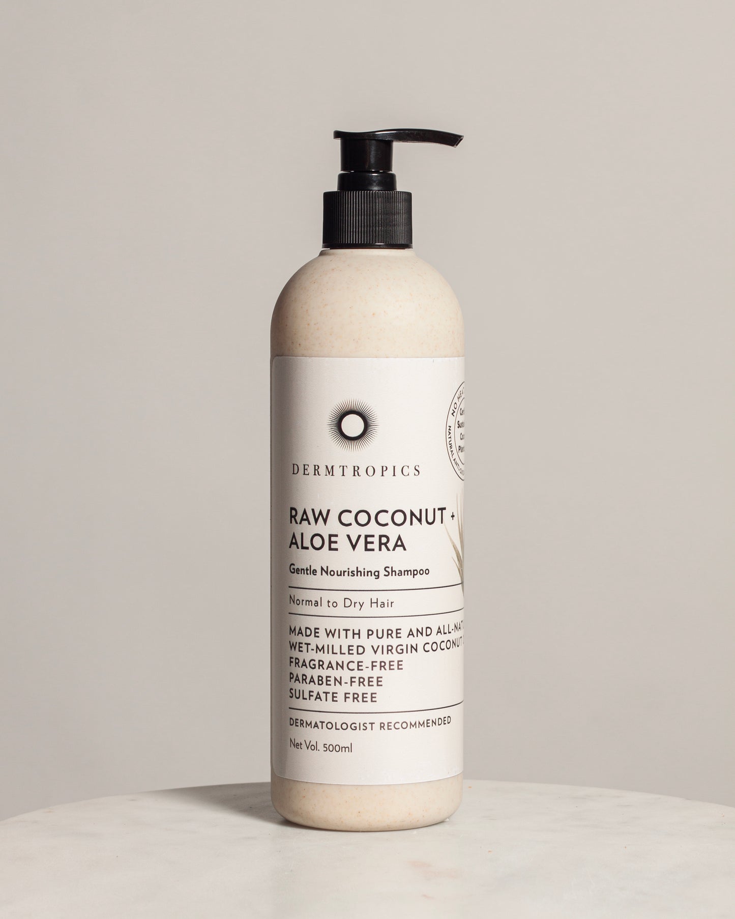 NEW - Raw COCONUT + Aloe Vera Nourishing Shampoo (Low Foaming)